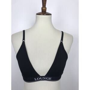 Lounge Lingerie Bralette Minimal Triangle Pullover Logo Wireless